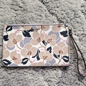 Kate Spade Flat Floral Wristlet NWOT